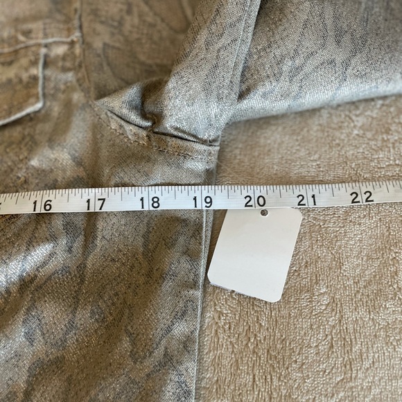 Dana Buchman Snake Skin Jacket - Size 8 - Picture 8 of 11